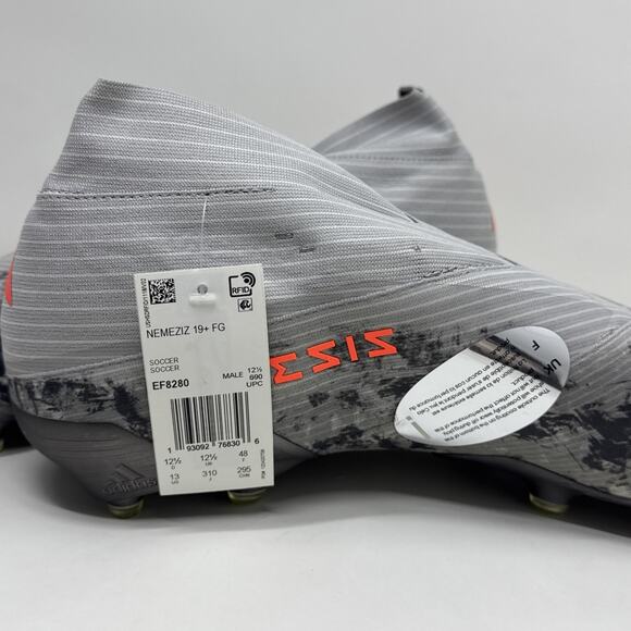 Adidas Nemeziz 19+ FG EF8280 Soccer Cleats Encryption Pack Men\'s Size 13